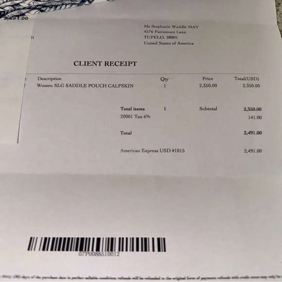 Dior Saddle Pouch. - Picture 9 of 9